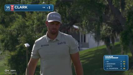 Wyndham Clark | Round 1 | 15th hole | Shot 4 | 2026 Valspar