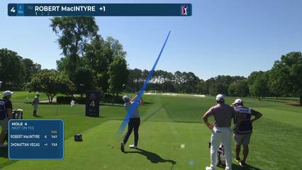 Robert MacIntyre | Round 4 | 4th hole | Shot 1 | 2026 Truist Championship