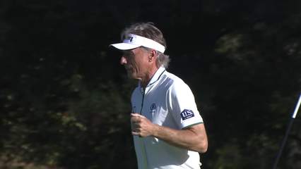 Bernhard Langer | Round 2 | 16th hole | Shot 4 | 2025 Dominion