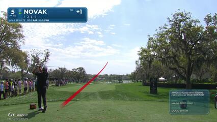 Andrew Novak | Round 3 | 5th hole | Shot 1 | 2025 Arnold Palmer Invitational