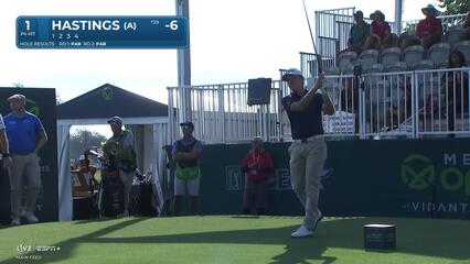 Justin Hastings | Round 3 | 1st hole | Shot 1 | 2025 Mexico Open