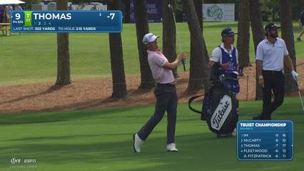Justin Thomas | Round 2 | 9th hole | Shot 2 | 2026 Truist Championship