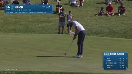 Chris Kirk | Round 2 | 14th hole | Shot 5 | 2025 John Deere