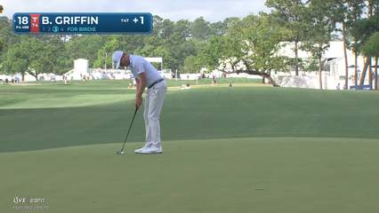 Ben Griffin | Round 1 | 18th hole | Shot 4 | -1 Houston Open