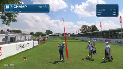 Cameron Champ | Round 2 | 15th hole | Shot 1 | 2025 Rocket Classic