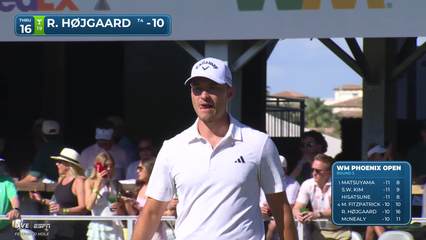Rasmus Højgaard | Round 3 | 16th hole | Shot 3 | 2026 WM Phoenix Open
