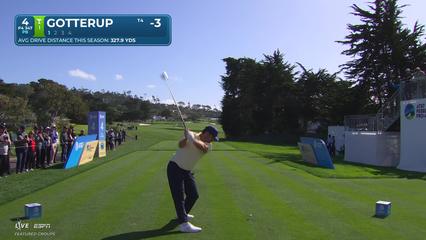Chris Gotterup | Round 1 | 4th hole | Shot 1 | 2026 AT&T Pebble Beach