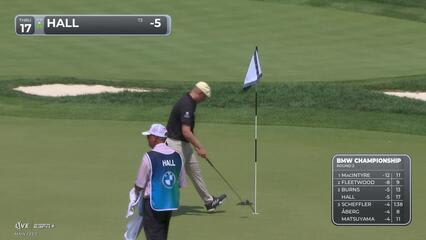 Harry Hall | Round 2 | 17th hole | Shot 2 | 2025 BMW Championship