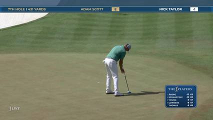 Adam Scott | Round 3 | 7th hole | Shot 4 | 2026 THE PLAYERS