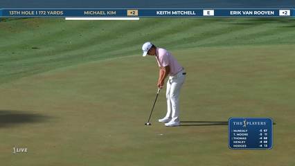 Michael Kim | Round 1 | 13th hole | Shot 3 | 2026 THE PLAYERS