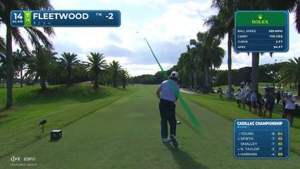Tommy Fleetwood | Round 1 | 14th hole | Shot 1 | 2026 Cadillac