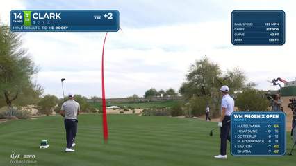 Wyndham Clark | Round 2 | 14th hole | Shot 1 | 2026 WM Phoenix Open