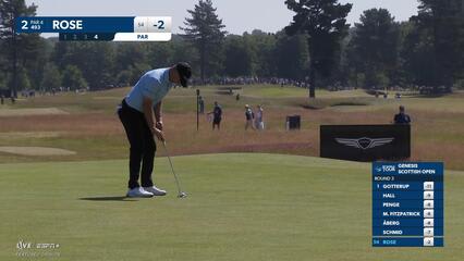 Justin Rose | Round 3 | 2nd hole | Shot 4 | 2025 Genesis Scottish Open