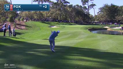 Ryan Fox | Round 1 | 14th hole | Shot 3 | 2026 AT&T Pebble Beach
