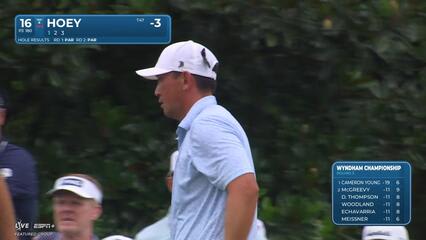 Rico Hoey | Round 3 | 16th hole | Shot 1 | 2025 Wyndham