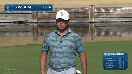 Si Woo Kim | Round 2 | 13th hole | Shot 3 | 2026 The American Express