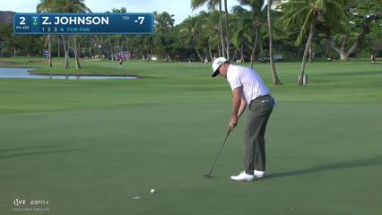 Zach Johnson | Round 4 | 2nd hole | Shot 4 | 2025 Sony Open