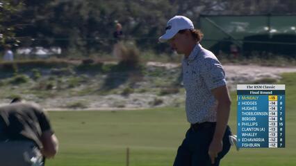 Maverick McNealy | Round 4 | 7th hole | Shot 5 | 2024 The RSM Classic