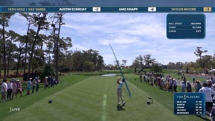 Taylor Moore | Round 2 | 16th hole | Shot 1 | 2025 THE PLAYERS