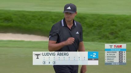 Ludvig Åberg | Round 1 | 3rd hole | Shot 3 | 2025 TOUR Championship