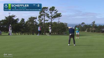 Scottie Scheffler | Round 2 | 6th hole | Shot 3 | 2026 AT&T Pebble Beach