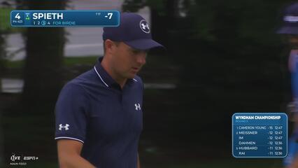 Jordan Spieth | Round 3 | 4th hole | Shot 3 | 2025 Wyndham