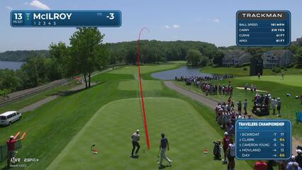 Rory McIlroy | Round 1 | 13th hole | Shot 1 | 2025 Travelers