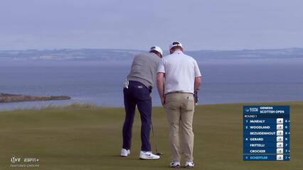 Scottie Scheffler | Round 1 | 12th hole | Shot 3 | 2025 Genesis Scottish Open