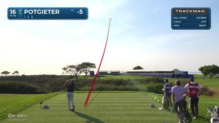 Aldrich Potgieter | Round 3 | 16th hole | Shot 1 | 2025 Farmers