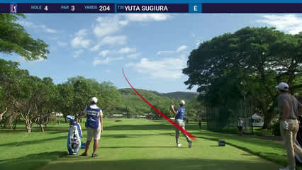 Yuta Sugiura | Round 1 | 4th hole | Shot 1 | 2026 Sony Open