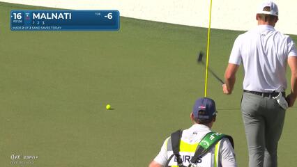 Peter Malnati | Round 3 | 16th hole | Shot 2 | 2025 WM Phoenix Open