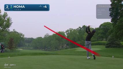 Max Homa | Round 2 | 2nd hole | Shot 1 | 2025 the Memorial