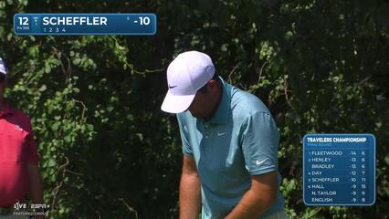 Scottie Scheffler | Round 4 | 12th hole | Shot 1 | 2025 Travelers