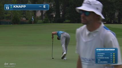 Jake Knapp | Round 1 | 13th hole | Shot 3 | 2025 Wyndham