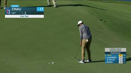 Tony Finau | 2023 Cadence Bank | Round 4 | 15th hole | Shot 4