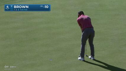 Blades Brown | Round 3 | 4th hole | Shot 3 | 2025 The American Express