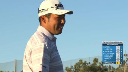 Hideki Matsuyama | Round 2 | 9th hole | Shot 3 | 2025 Farmers