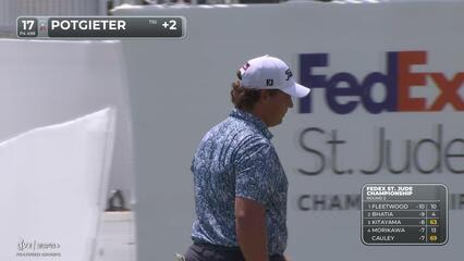 Aldrich Potgieter | Round 2 | 17th hole | Shot 5 | 2025 FedEx St. Jude