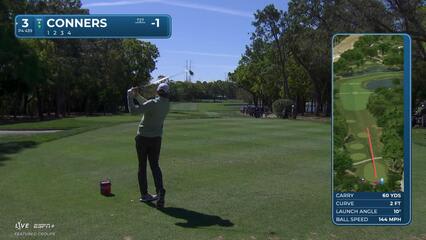 Corey Conners | Round 2 | 3rd hole | Shot 1 | 2025 Valspar