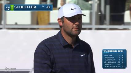 Scottie Scheffler | Round 3 | 17th hole | Shot 4 | 2026 WM Phoenix Open