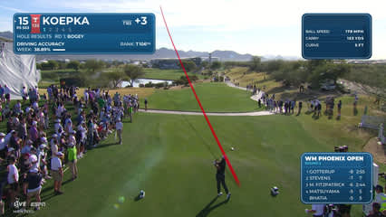 Brooks Koepka | Round 2 | 15th hole | Shot 1 | 2026 WM Phoenix Open