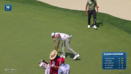 Nick Taylor | Round 2 | 16th hole | Shot 3 | 2025 Travelers