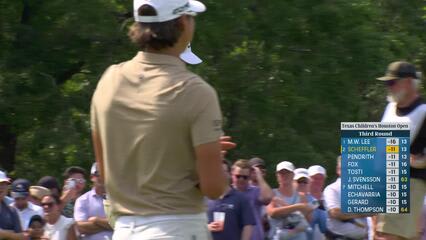 Scottie Scheffler | Round 3 | 14th hole | Shot 4 | 2025 Houston Open