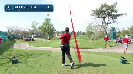 Aldrich Potgieter | Round 2 | 9th hole | Shot 1 | 2025 Mexico Open