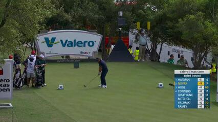 Andrew Novak | Round 3 | 18th hole | Shot 1 | 2025 Valero