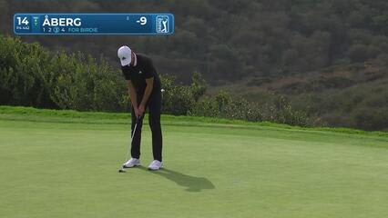 Ludvig Åberg | Round 4 | 14th hole | Shot 3 | 2025 Genesis
