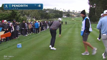 Taylor Pendrith | Round 3 | 4th hole | Shot 1 | 2025 AT&T Pebble Beach