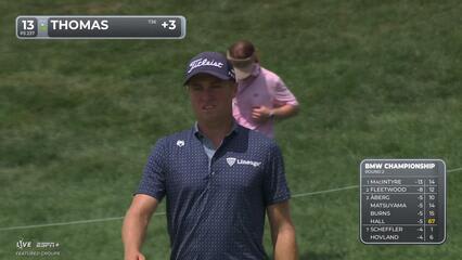 Justin Thomas | Round 2 | 13th hole | Shot 3 | 2025 BMW Championship