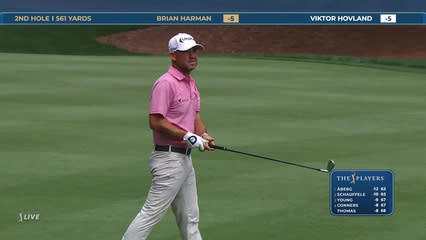 Brian Harman | Round 3 | 2nd hole | Shot 2 | 2026 THE PLAYERS