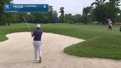 Tom Hoge | Round 1 | 15th hole | Shot 2 | 2025 Zurich Classic
